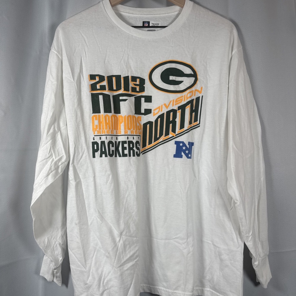 GREEN BAY PACKERS‎ 2013 NFC DIVISOIN CHAMPION SHIRT MEN'S Large NFL